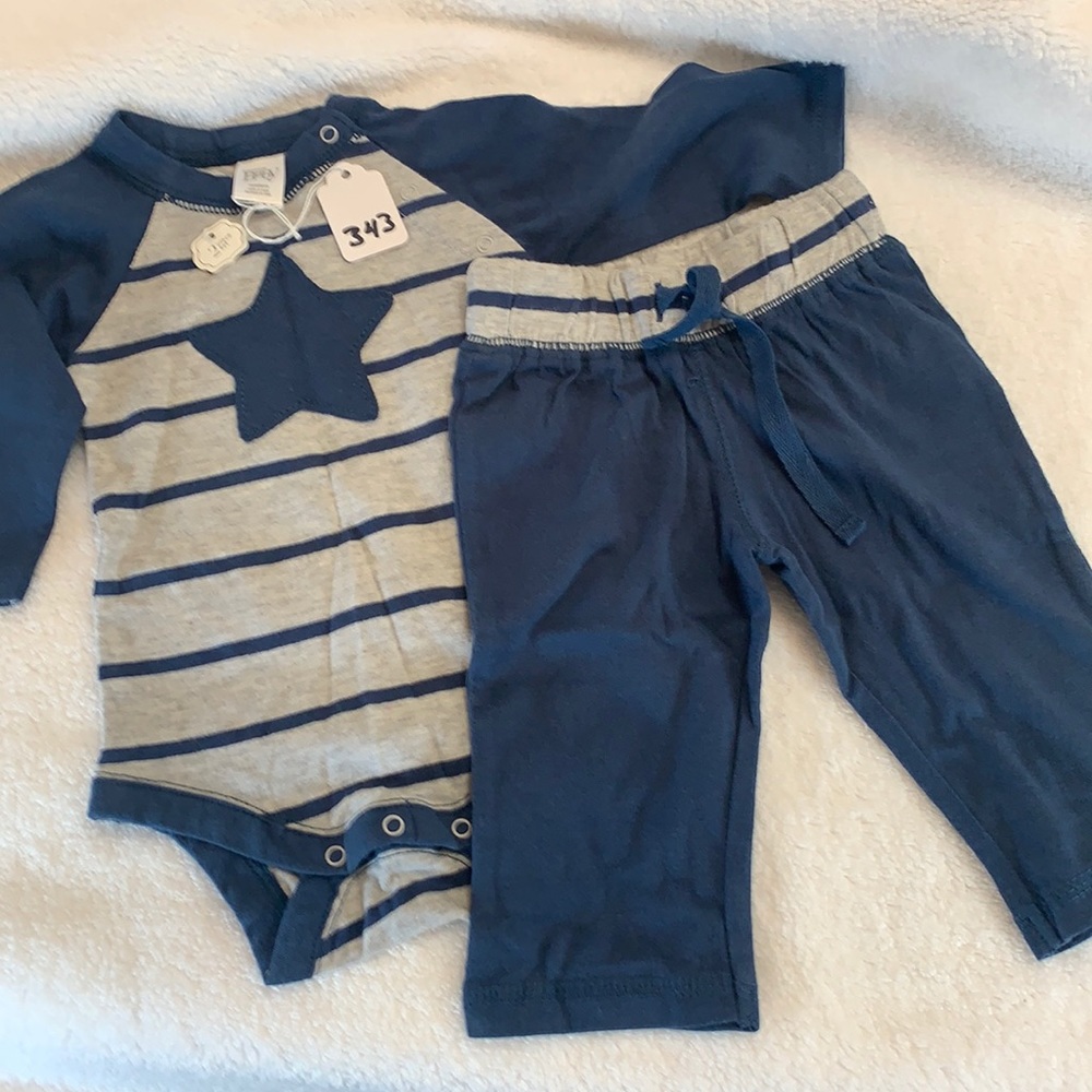 NWT NORDSTROM BABY 2 PIECE SET NEWBORN